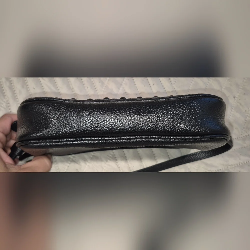 Authentic COACH Crossbody Clutch With Lacquer Rivets